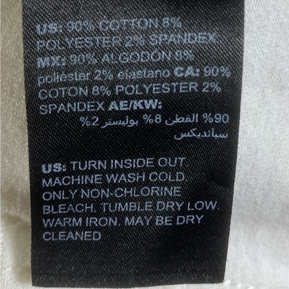 White House Black Market White Pants Wide Leg Sz 10P Zip Belt Office Career NWOT - Picture 13 of 13